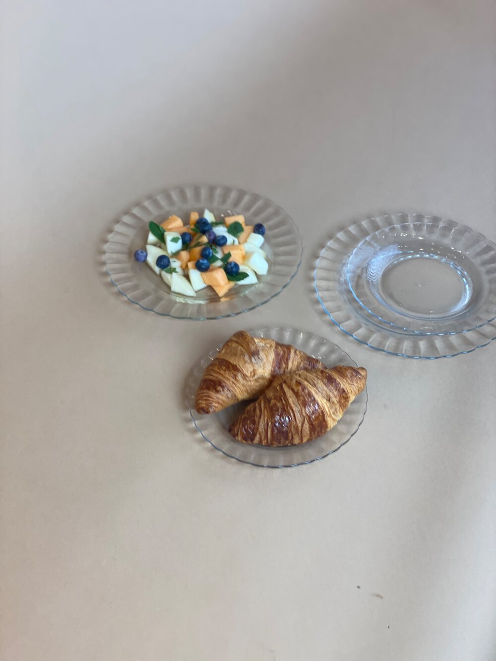 Paris middagstallerken, klar - 26 cm.